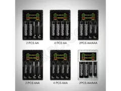 Зарядний пристрій PUJIMAX N4008 для акумуляторів AA/AAA 14500/10440 - 8
