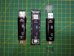 USB кардрідер 5 в 1 Card Reader OTG / Type-C / MicroSD / MicroUSB / SD - 8